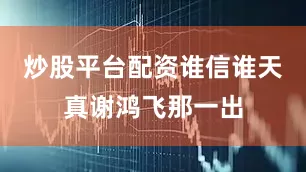炒股平台配资谁信谁天真谢鸿飞那一出