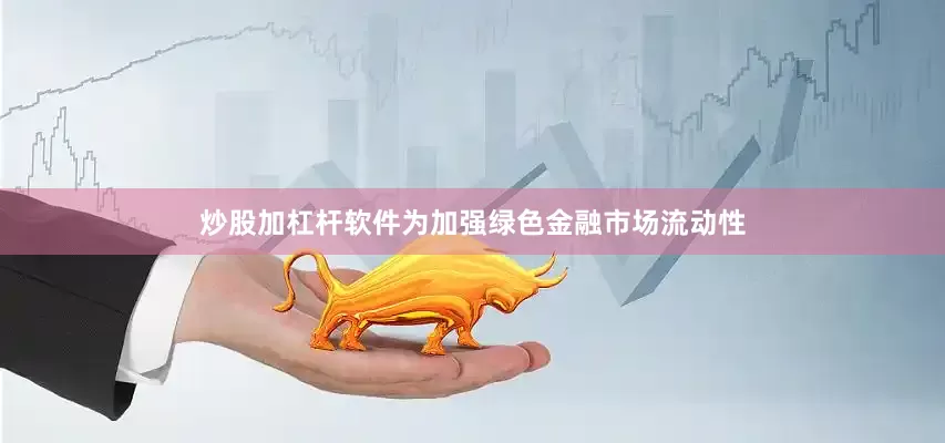 炒股加杠杆软件为加强绿色金融市场流动性